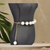 Chic and Classy Oversized Pearl Chain Belt