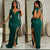 On the Rise Sequin Gown (Emerald Green)