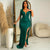 On the Rise Sequin Gown (Emerald Green)